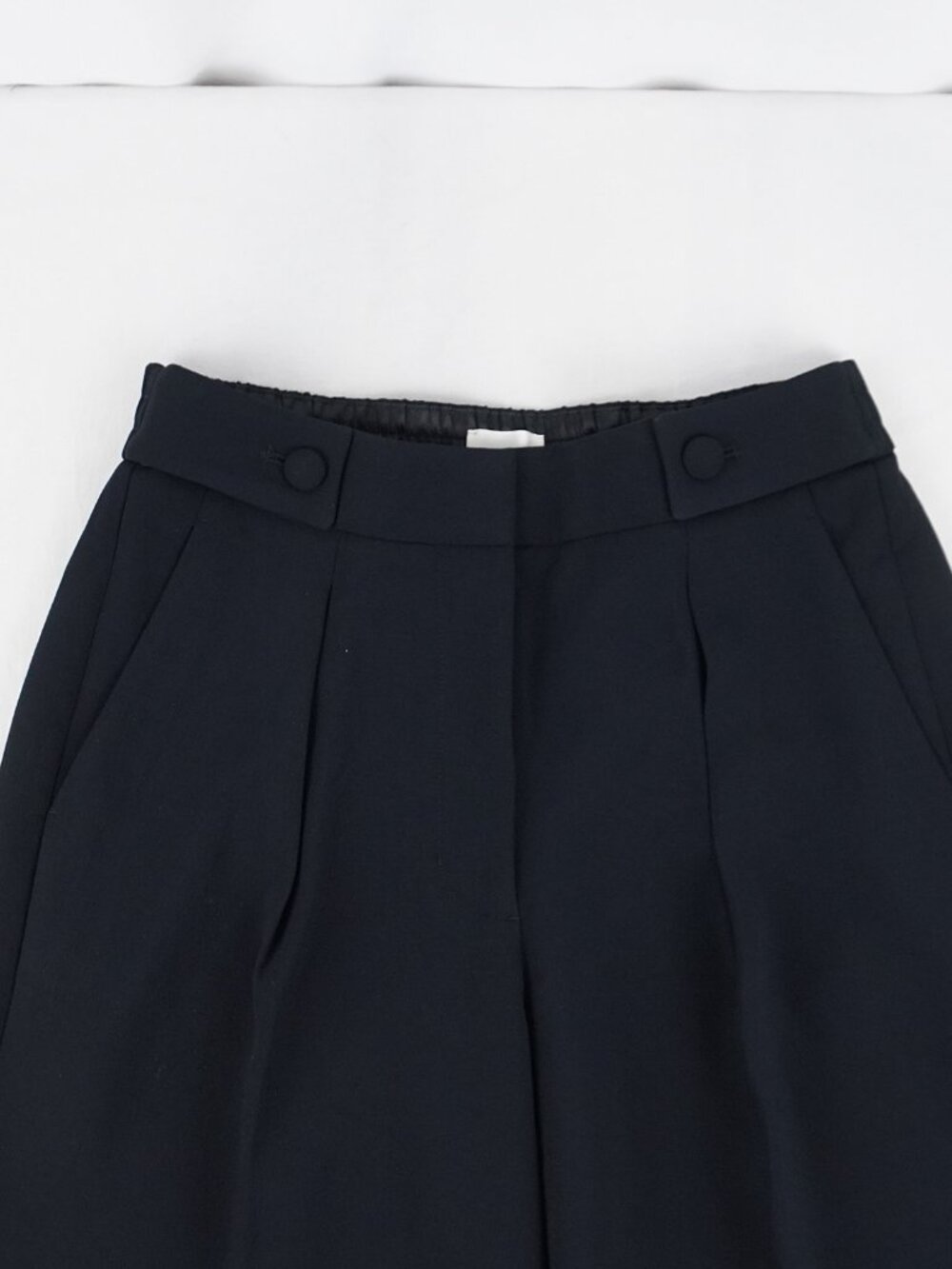 Wilfred Aritzia Portico Crepe Wide-Leg Trousers In Black Women's Size 2 - NWT - Picture 3 of 12